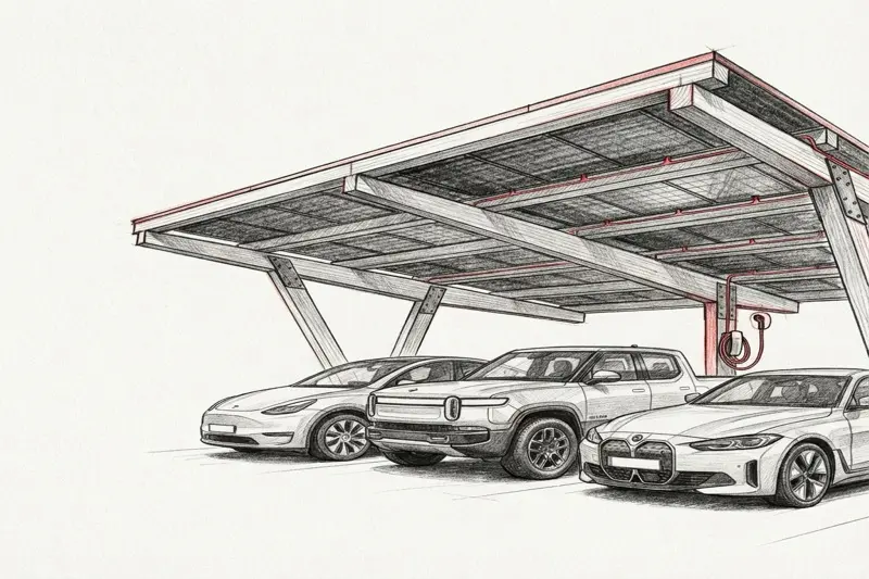 Carporty i wiaty fotowoltaiczne