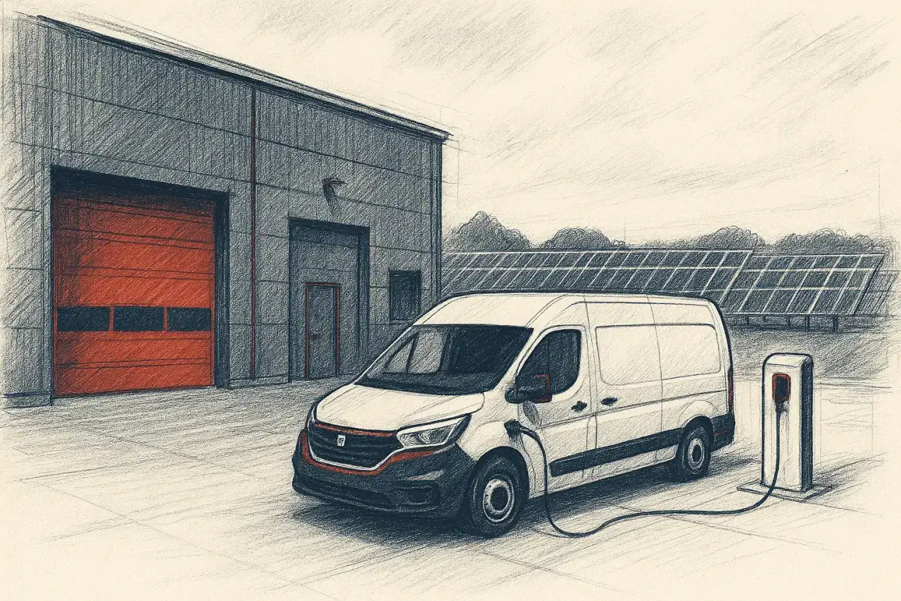 Ładowarki EV dla flot firmowych